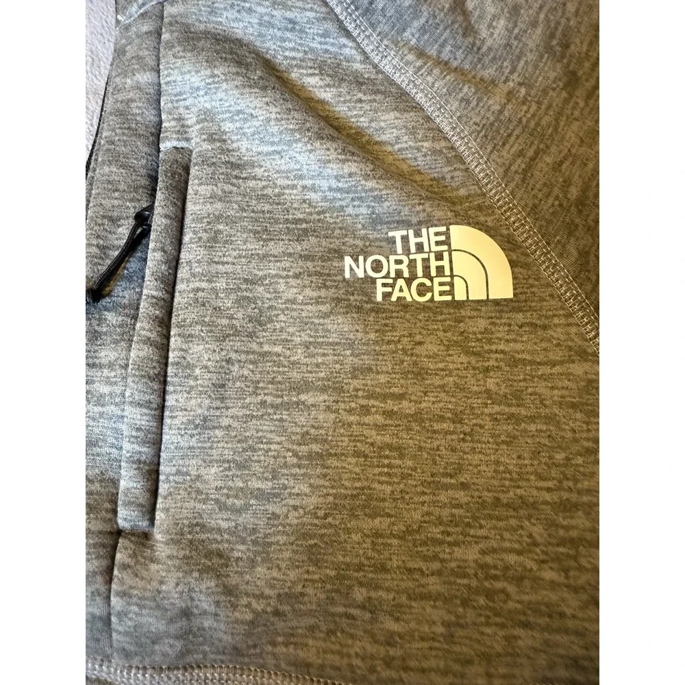 The North Face Canyonland 2 Fleece Men Small 1/2 Zip Gray Sweater Jacket Outdoor